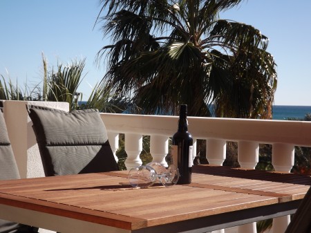 Balkon mit Meerblick